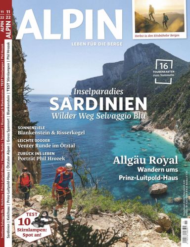 Cover: Alpin Das Bergmagazin No 11 November 2022