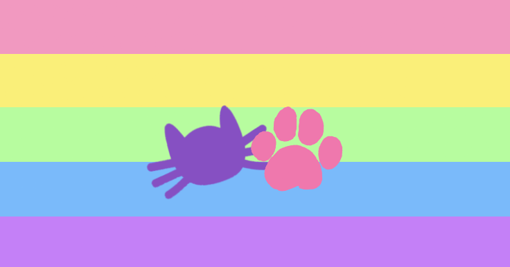 catpupgender flag high quality