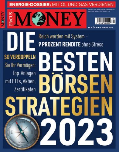 Cover: Focus Money Finanzmagazin No 04 vom 18  Januar 2023