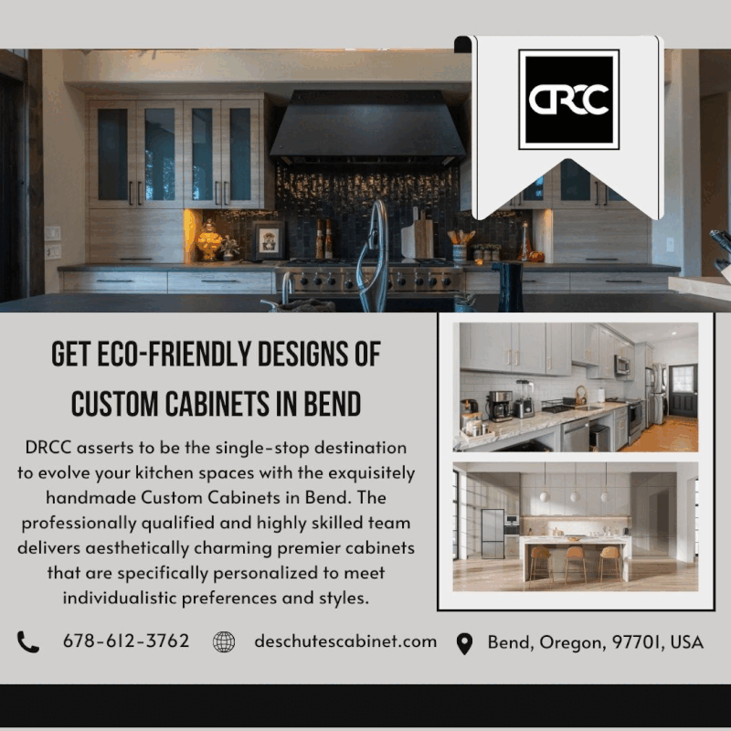 Get eco friendly designs of Custom Cabinets in Bend