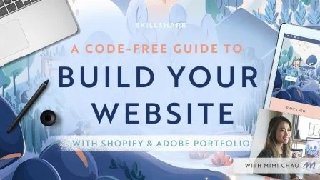 Build Your Website with Shopify & Adobe Portfolio (And No Coding!) Build Your Website with Shopify & Adobe Portfolio (And No Coding!)