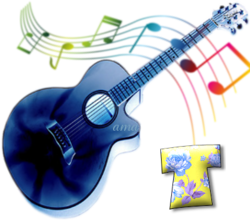 Guitarra Azul T