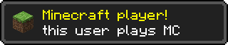 Plays Minecraft userbox