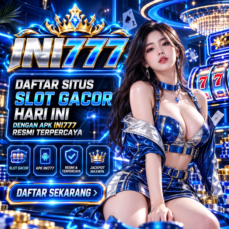 Banner Aplikasi INI777 dengan akses permainan digital
