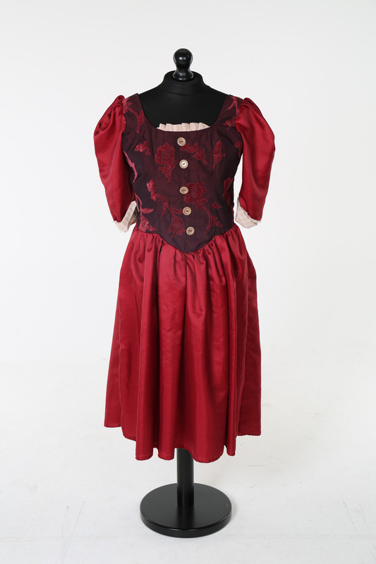 Red Vintage Dress with Bodice - Dance Size 3