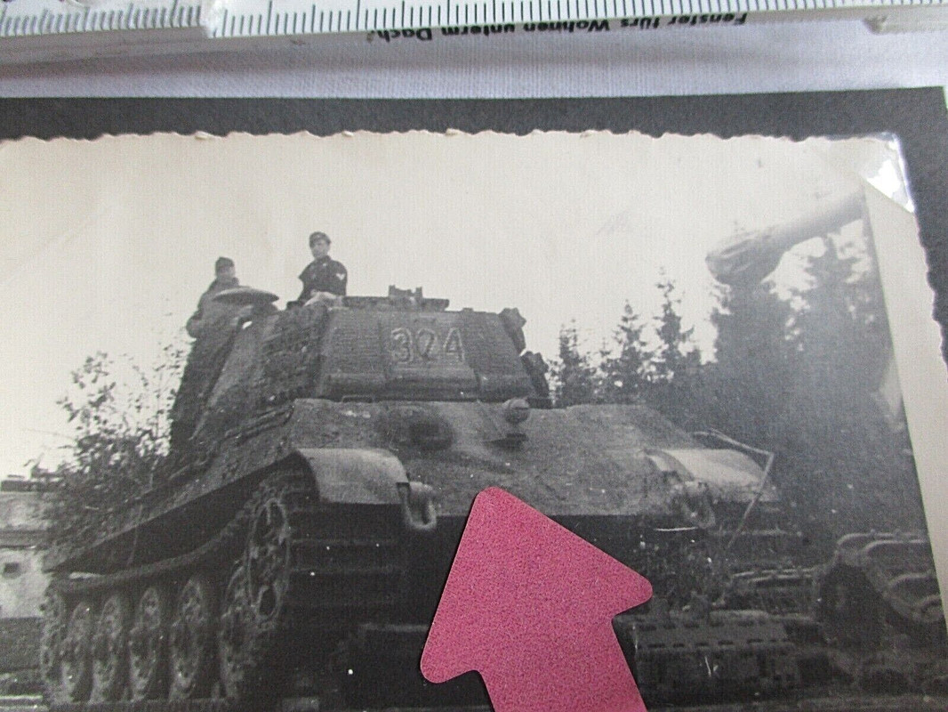 Königstiger 324 Okt.1944 Panzerzug Verladung Paderborn VI Tiger II top Rarität(3)