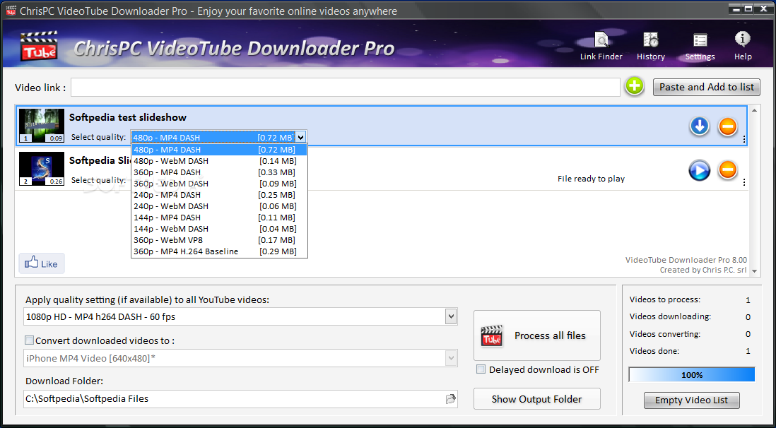 ChrisPC VideoTube Downloader Pro 14.24.1104