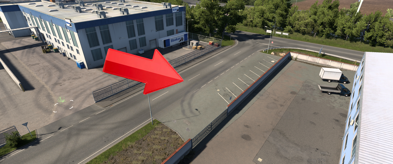 Stokes Parking for Control Convoy