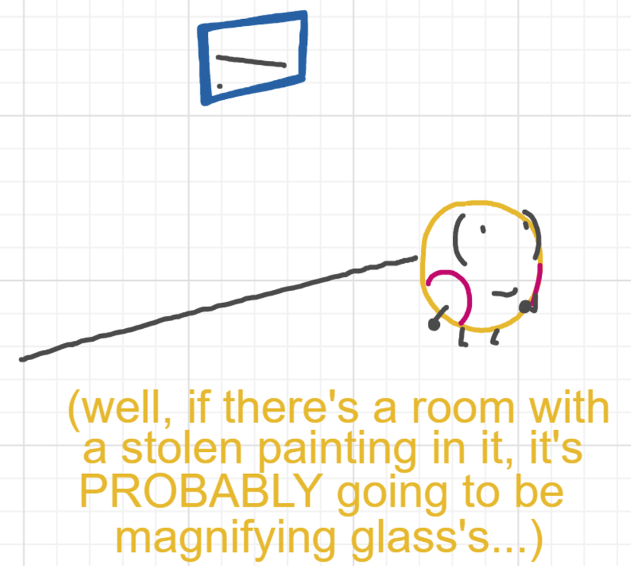 A panel from A Murder On The, episode six of the Board Boards object show by Furretwalk/WalkingFurret.