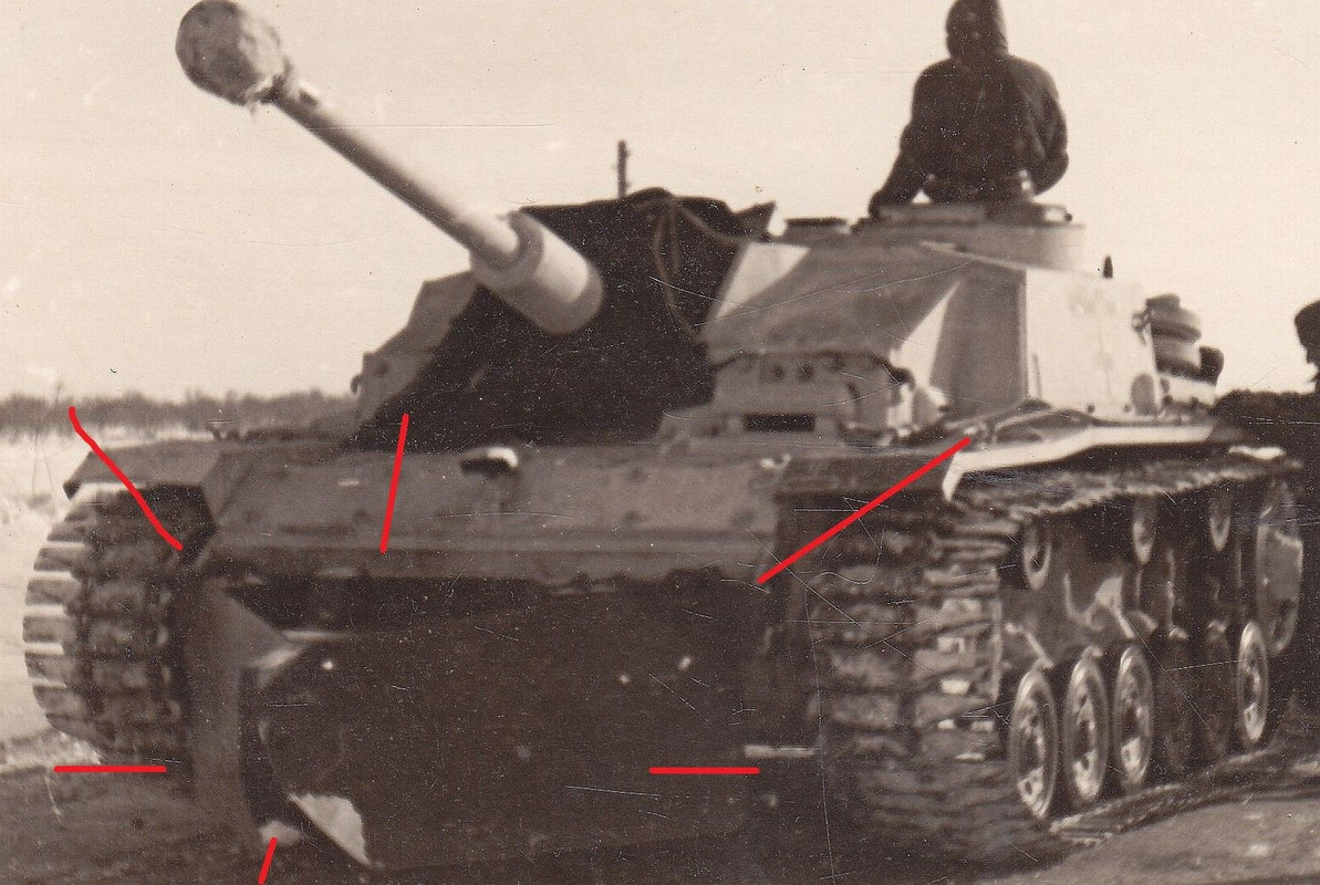 Sturmgeschütz STUG III Langrohr mit Räumschild e