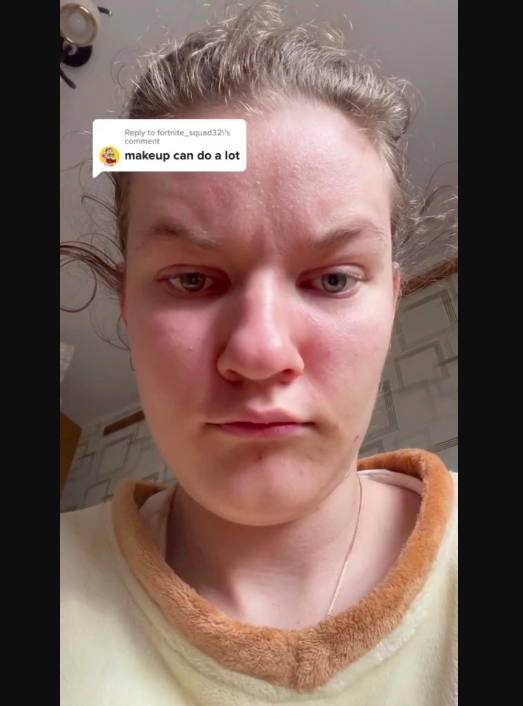 Mujer impacta con sorprendente cambio tras maquillarse; parece otra persona