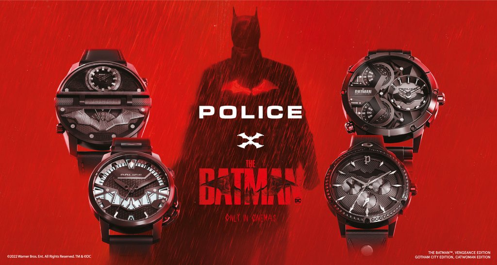Police X The Batman, gli orologi limited edition - Wondernet Magazine
