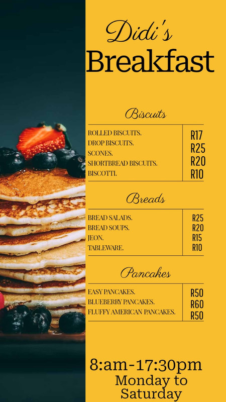 Menu Page 3