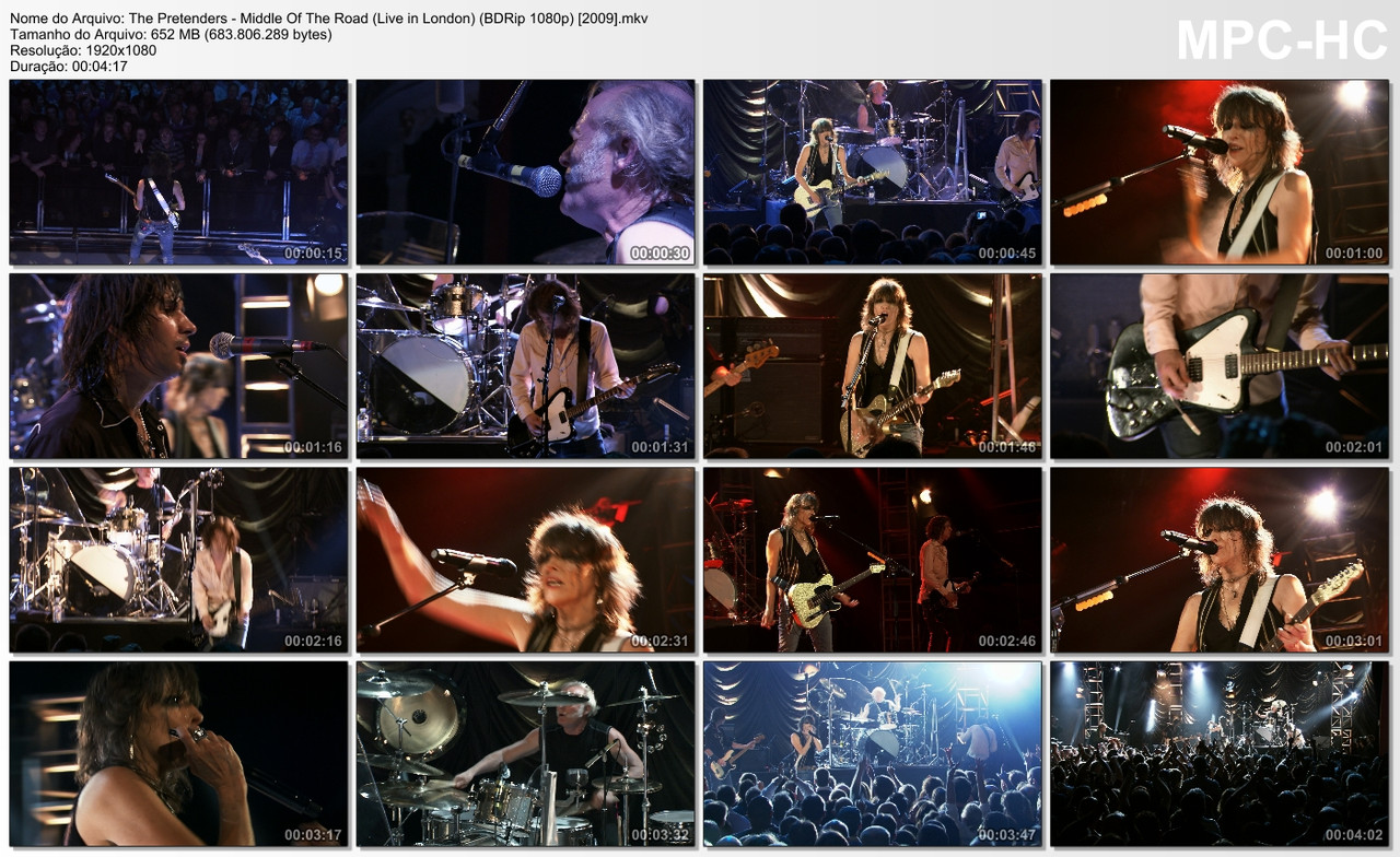 The Pretenders - Middle Of The Road (Live in London) (BDRip 1080p) [2009]