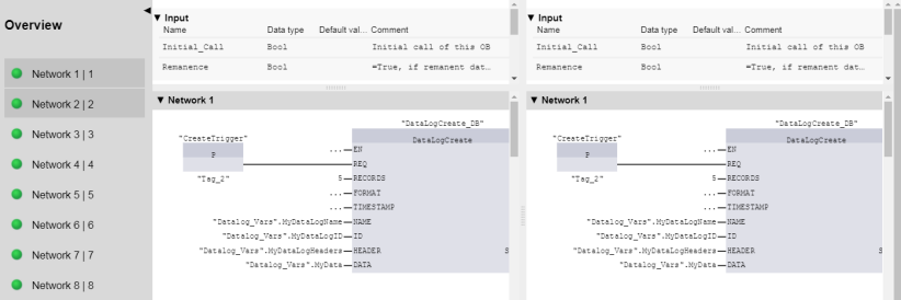 SIMATIC Automation Compare Tool of LAD/FBD blocks SIMATIC Automation Compare Tool of LAD/FBD blocks