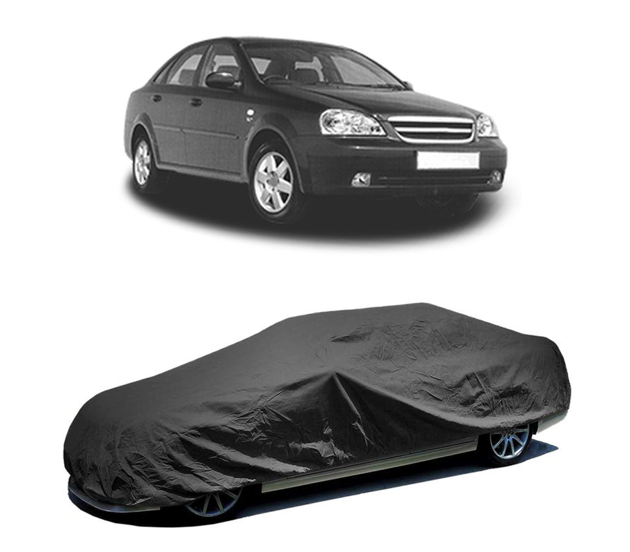Husa tip prelata auto pentru CHEVROLET LACETTI Saloon (J200) 2003 - 2013,culoare negru, material textil impermeabil, rezistanta la intemperii praf UV, CARPASSION Husa Protectie