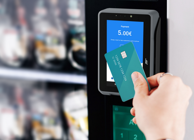 Selbstbedienungs-Terminal zum Bezahlen Selbstbedienungs-Terminal zum Bezahlen