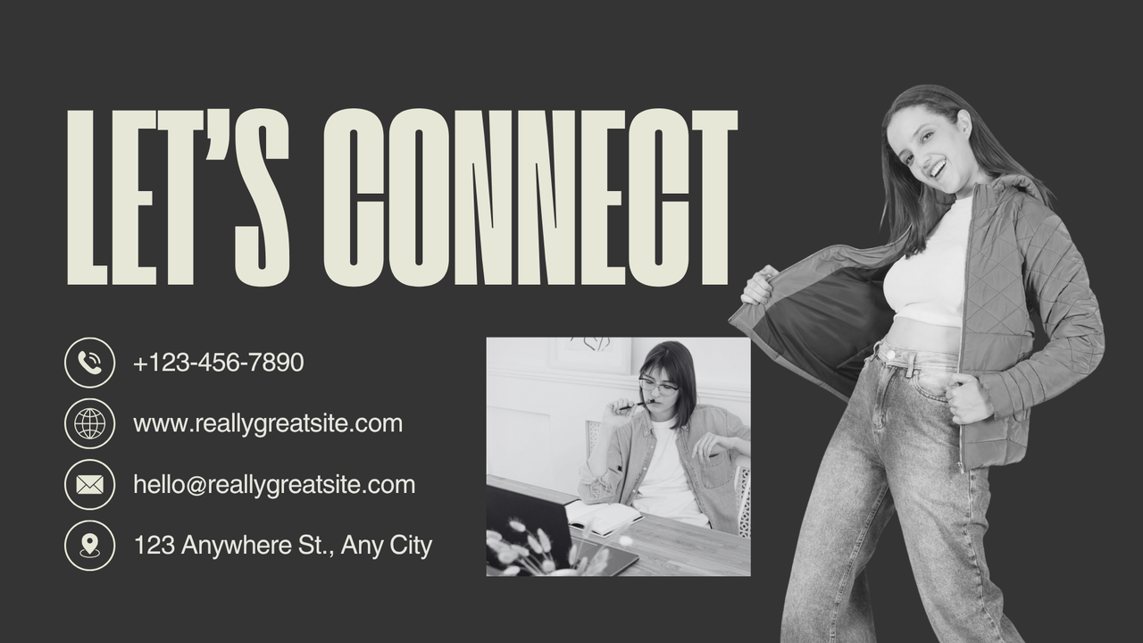 Black Beige Bold Portfolio Presentation