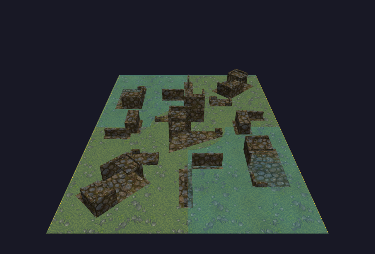 layout c disruption vs reconnaissance 3d