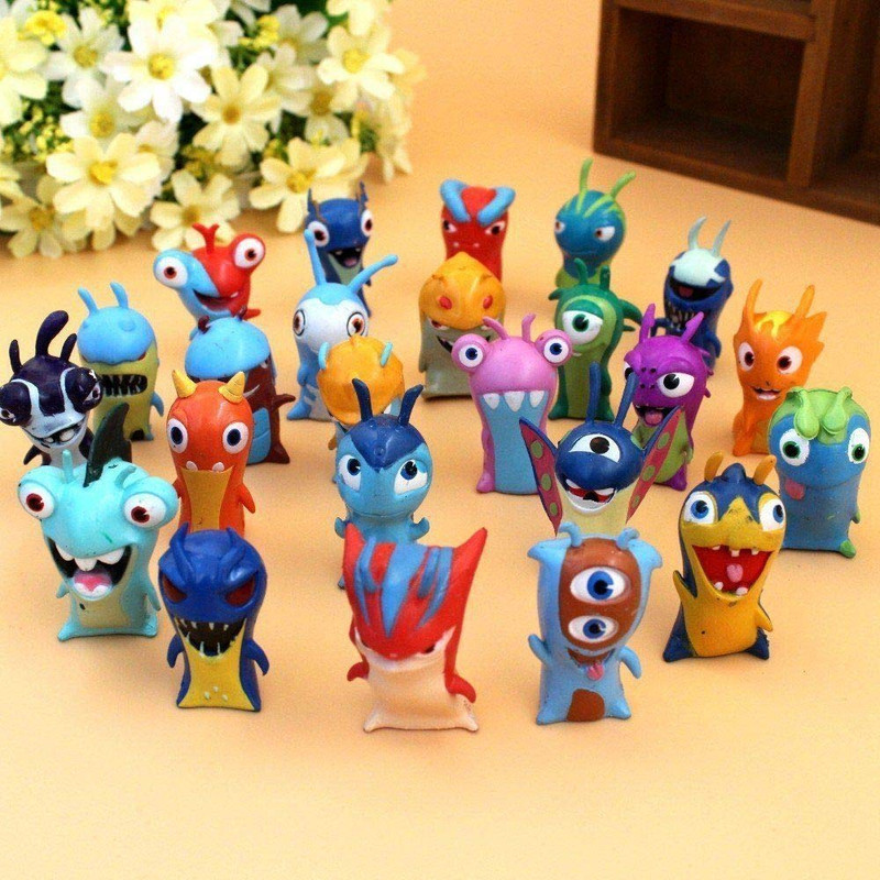 24pc Slugterra Elemental Slugs Spielzeug Schnecke Terra Actionfigur Spielzeug Xmas Geschenke Usa Ebay