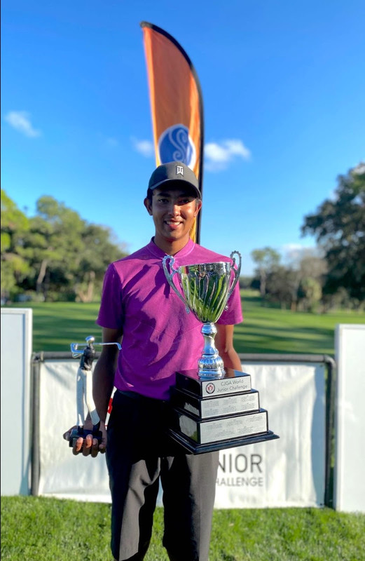 El golfista mexicano Rafael Estrada gana el CJGA World Junior Challenge