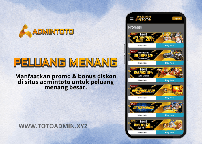 Manfaatkan Promo & Diskon di situs admintoto untuk Peluang Menang Besar