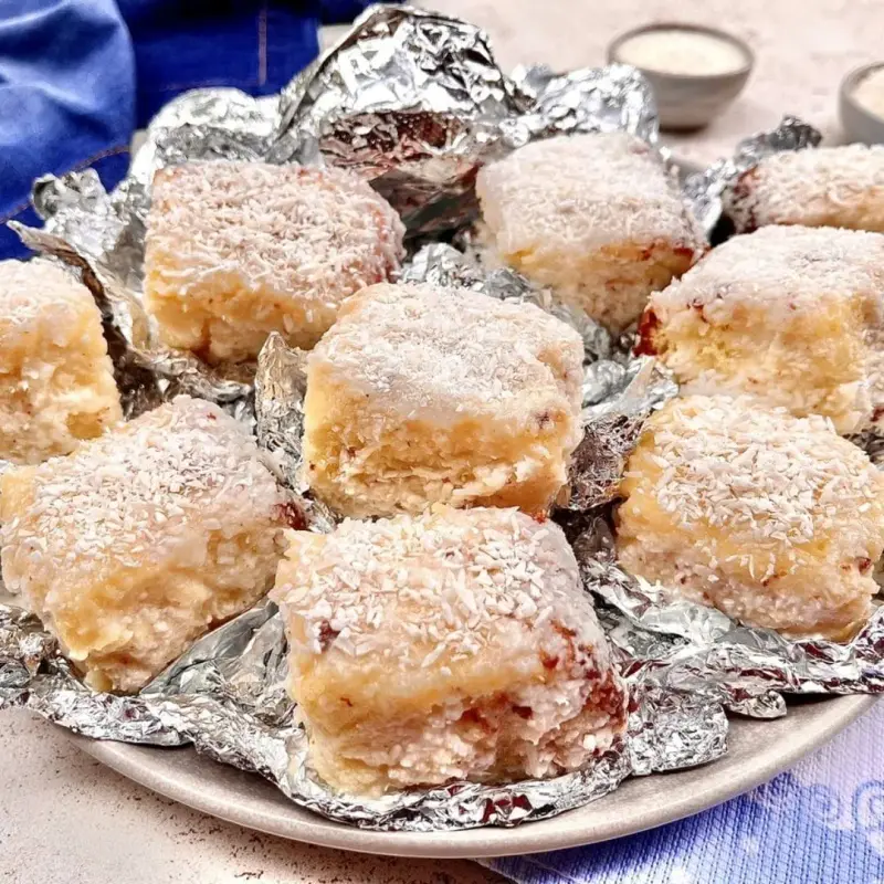 Bolo Gelado de Coco sem glúten e sem lactose