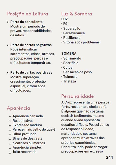 Posição na leitura e personalidade