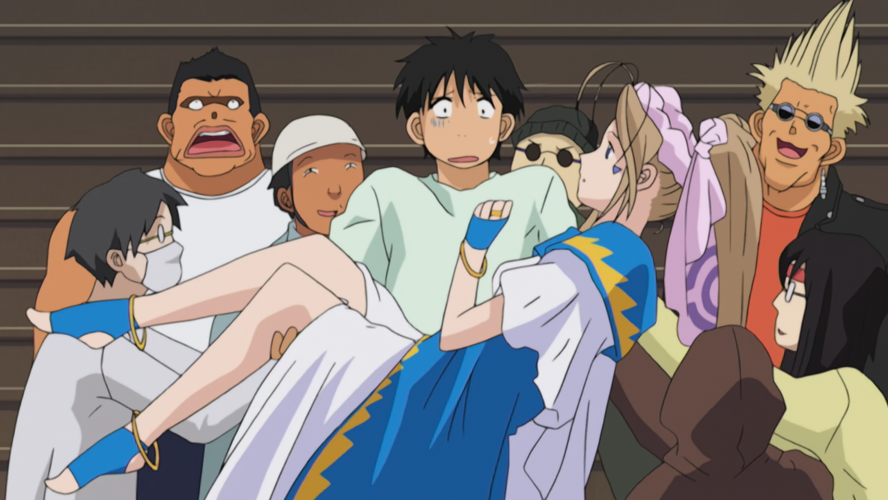 [-__-'] Ah! Megami-sama! (2005) - 02 [BD 720p] [7A012900].mkv_snapshot_15.12_[2020.08.11_19.29.32]