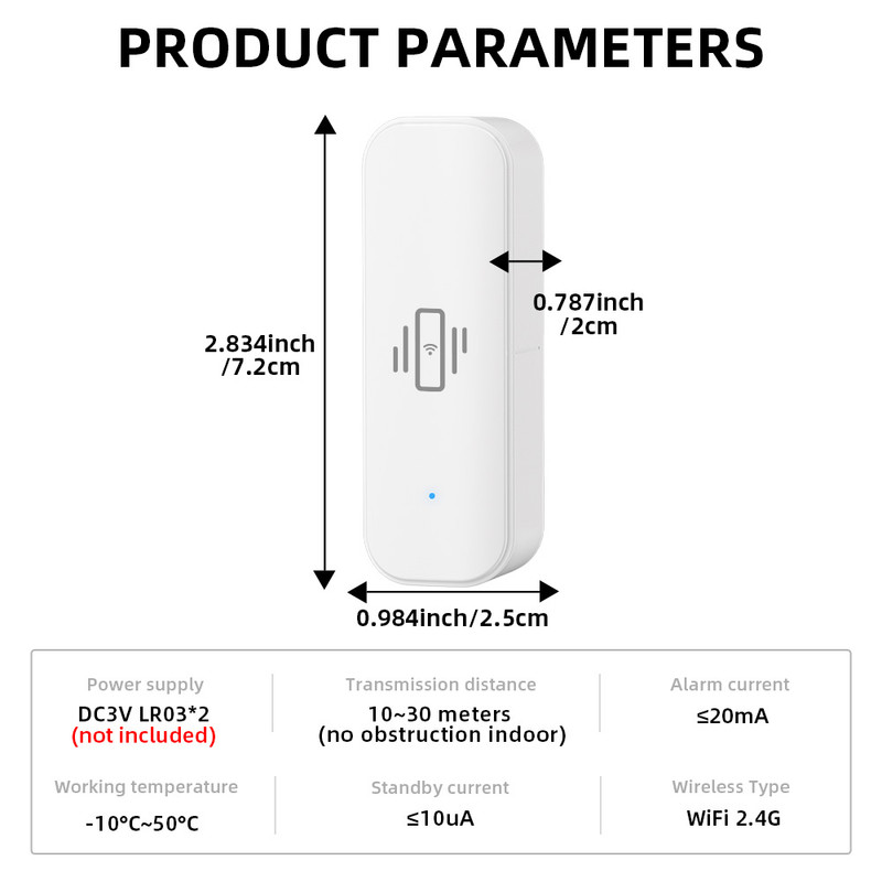 Tuya WiFi Smart Vibration Sensor | Smart Home Security & Vibration Alarm Sensor Sri Lanka thumbnail 7 - Smart Dream Home Lanka