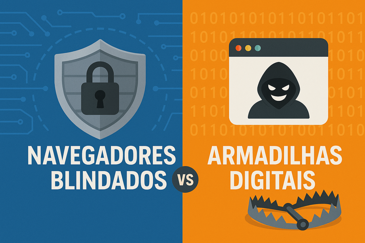 Navegadores Blindados vs. Armadilhas Digitais: Quem Protege Seu Rastro e Quem Te Entrega de Mão Beijada?