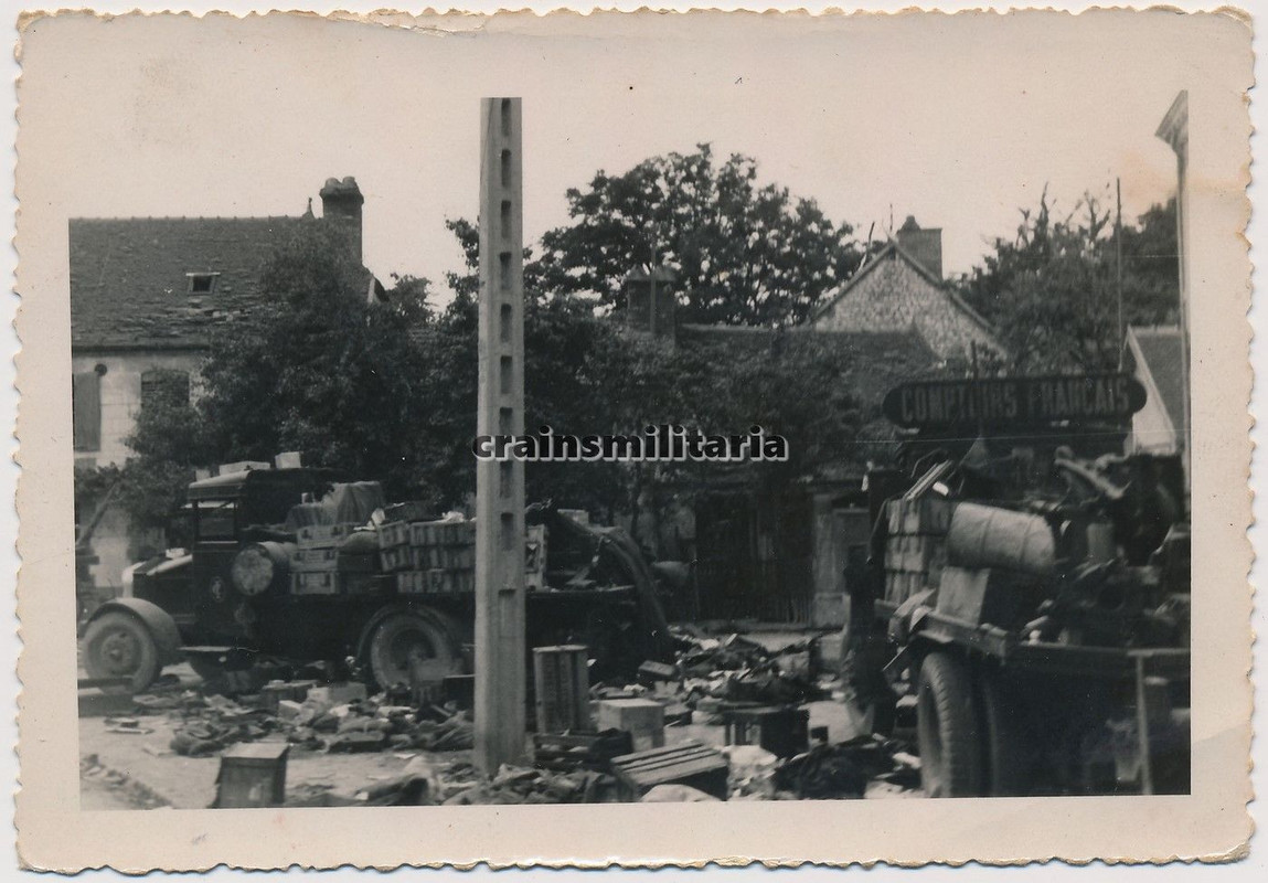 Orig. Foto französische Beute Lkw Truck Fahrzeug