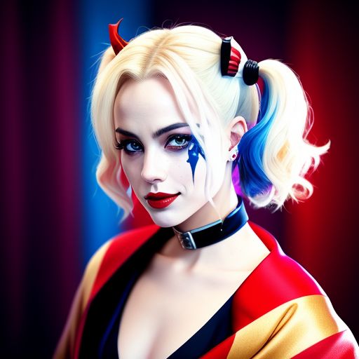 Harley-Quinn-wearing-a-kimono-39
