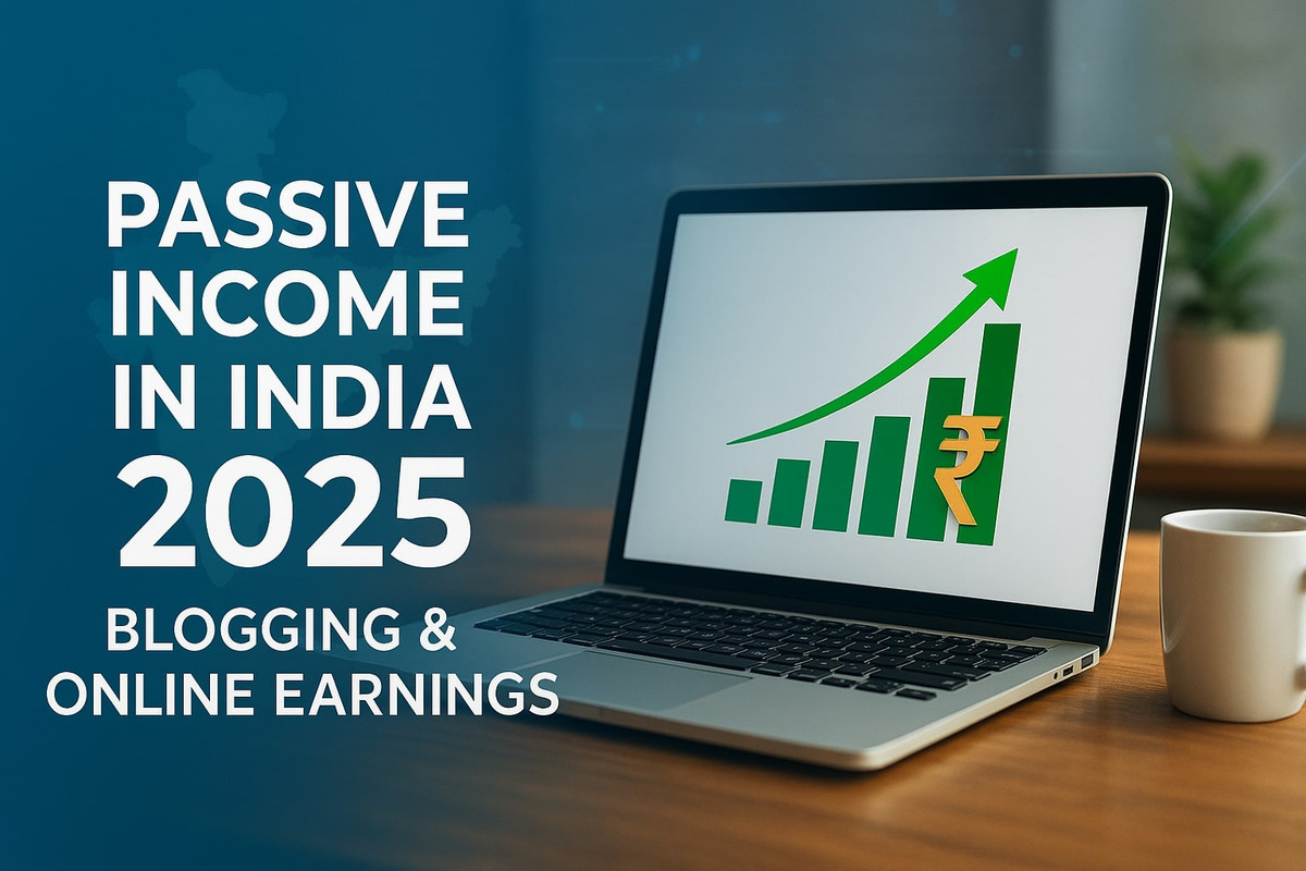 Passive Income in India 2025 - Blogging and Online Earnings