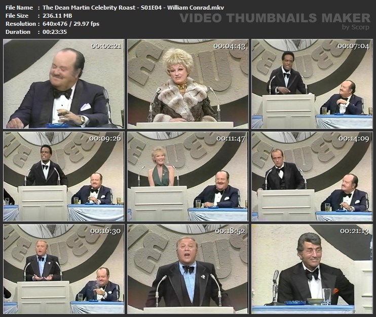 The Dean Martin Celebrity Roast - S01E04 - William Conrad.mkv