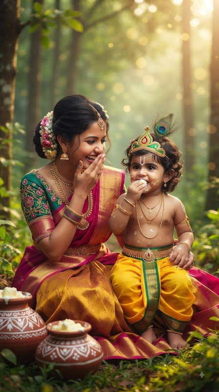 Yashoda & Little Krishna