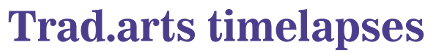 Trad Art Time Lapses Button