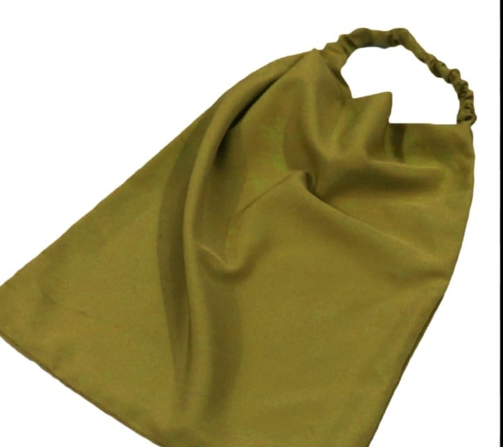 Half Elastic Niqab-Olive
