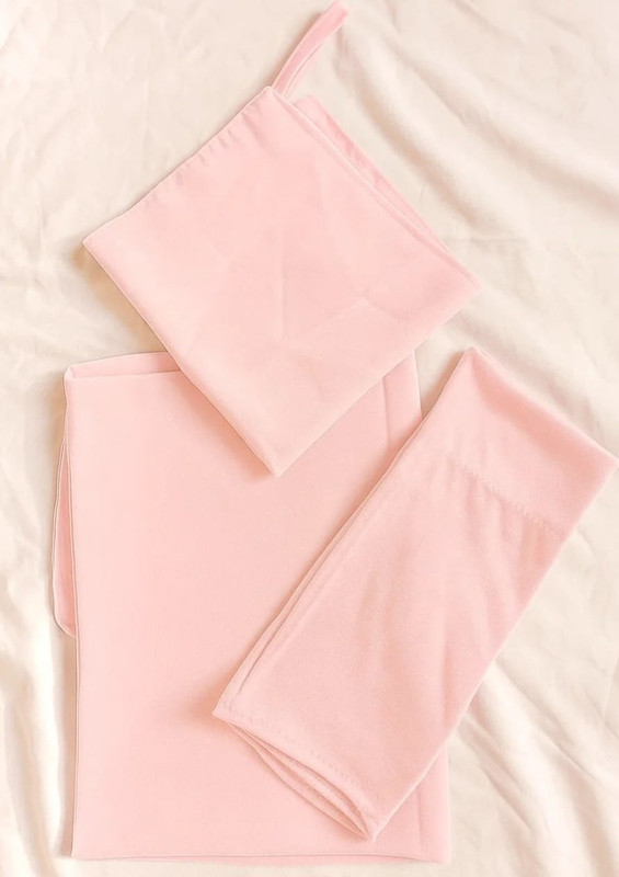 Baby Pink Hijab Set