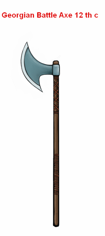 georgian battle axe art