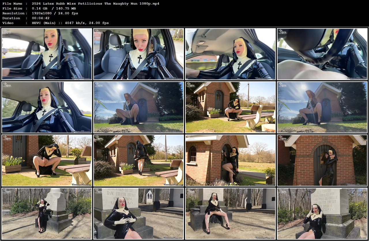2526 Latex Rubb Miss Fetilicious The Naughty Nun 1080p mp4