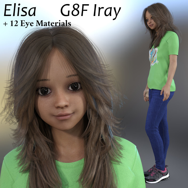 Elisa for Genesis 8 Female