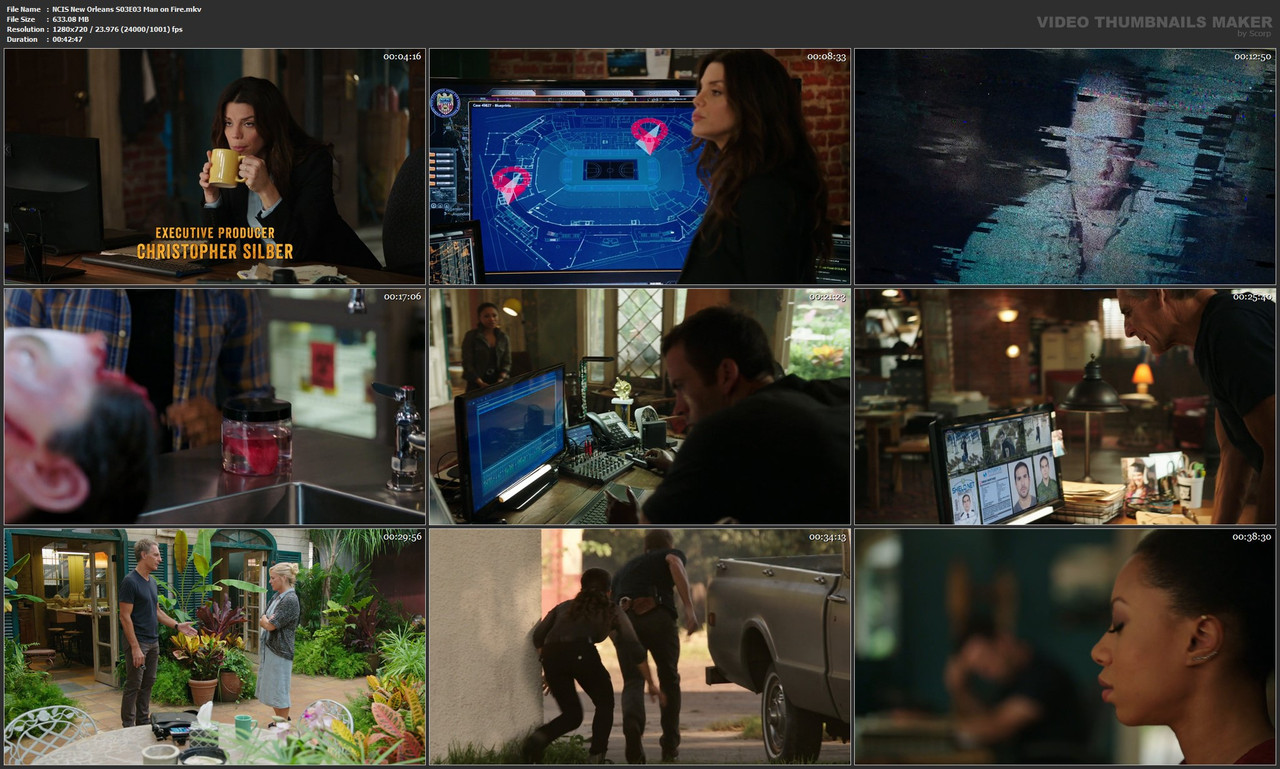 NCIS New Orleans S03E03 Man on Fire.mkv