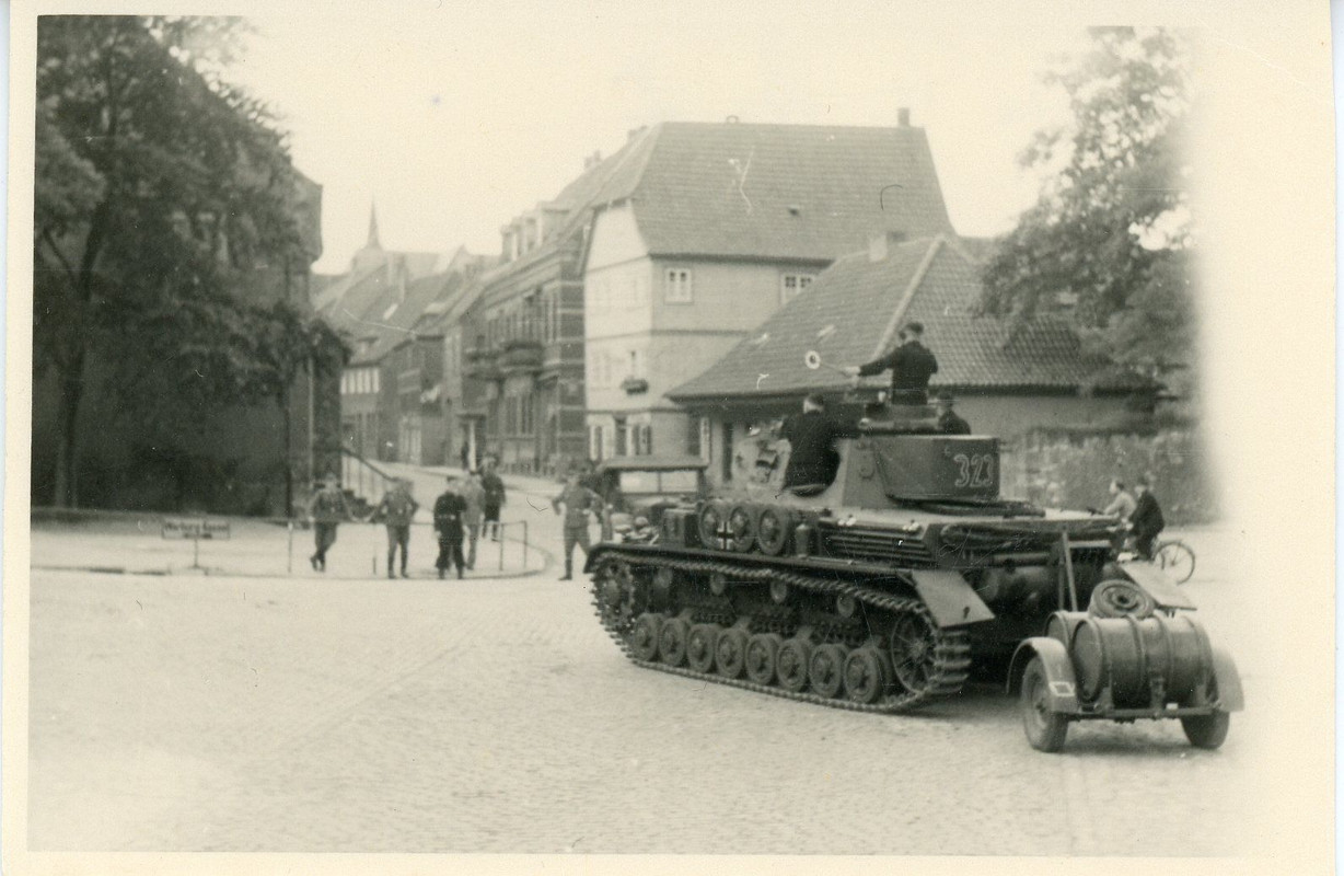 Panzer IV Tank Anhänger Trailer Polen Foto