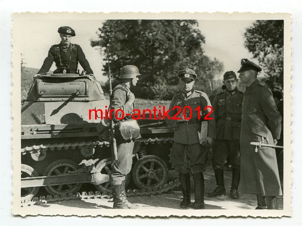 Wehrmacht, Panzer, Kommandanten, Besprechung, Bě