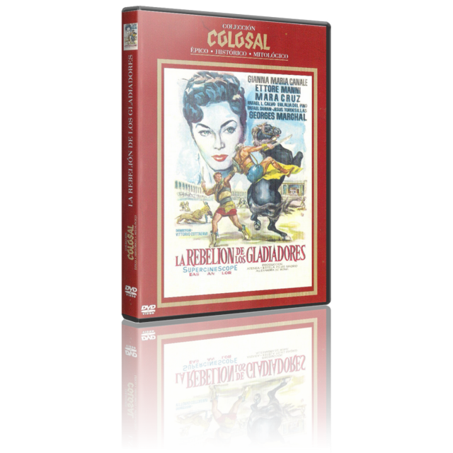 Portada - La Rebelión de los Gladiadores [DVD5 Full][Pal][Cast/Ita][Sub:Nó][Aventuras][1958]