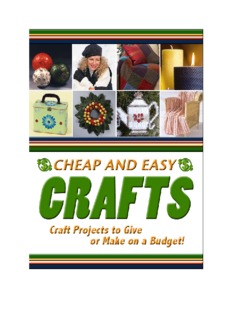 Download Cheap and Easy Crafts PDF or Ebook ePub For Free with Find Popular Books 
