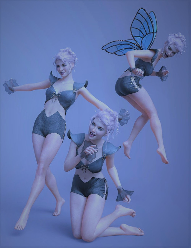 CDI Fairy Poses for Genesis 8.1 Female Repost