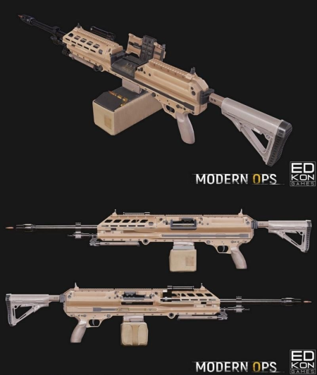 SIG Sauer MG 338 – 3D Model