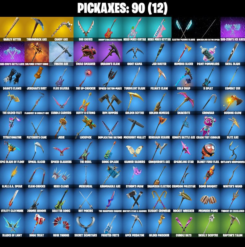pickaxes comp
